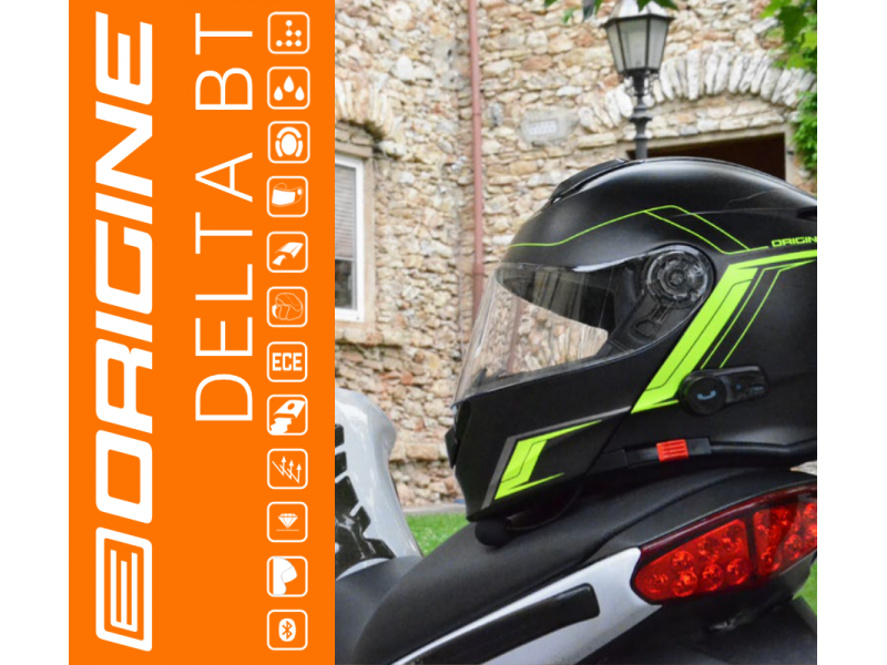 Helmet DELTA BT SOLID Gloss White XS ORIGINE Helmet DELTA BT SOLID Gloss White XS ORIGINE