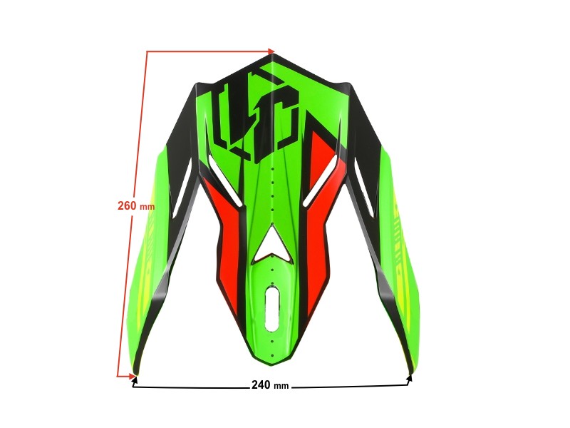 Helmet peak JUST1 J38 ROCKSTAR