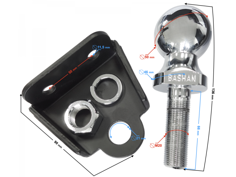 ATV Road Hunter Towbar Ball