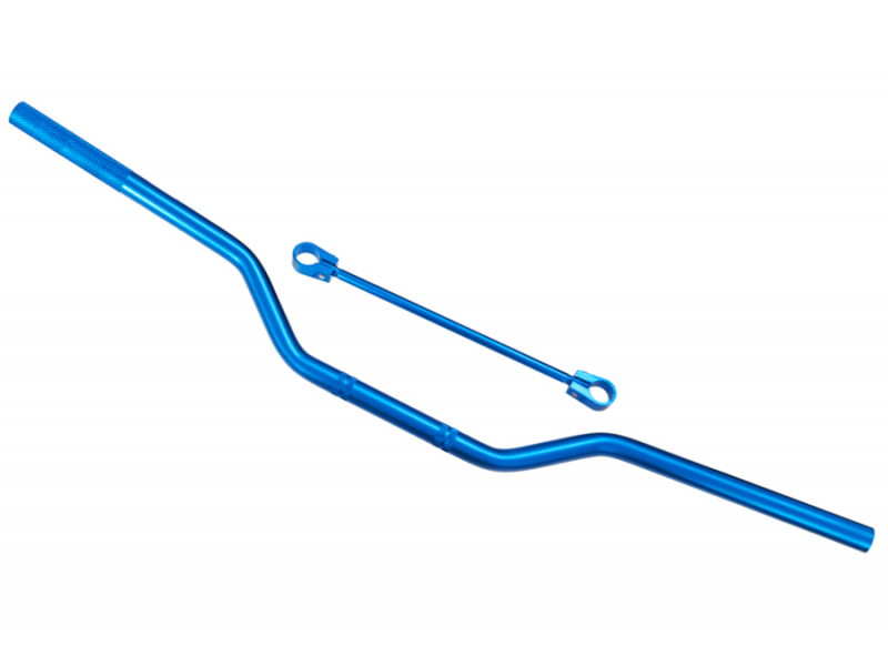 Handlebar universal naked cross 22mm blue