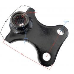 Steering column support HISUN Tactic 550 Steering column support HISUN Tactic 550