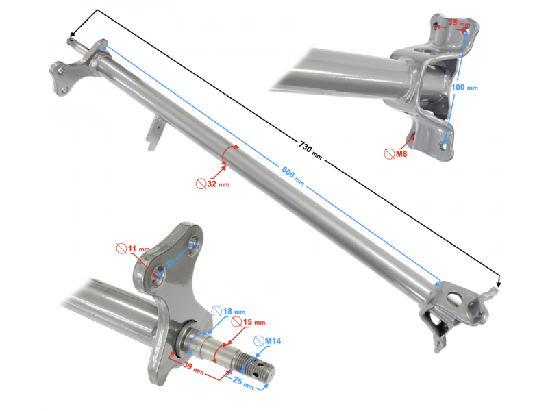Steering column Discover 200