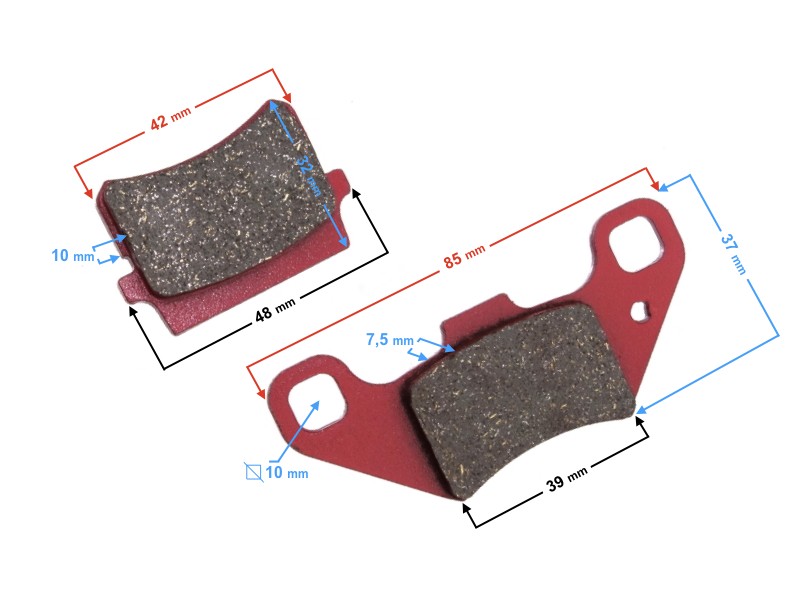 (WHOLESALE) Front Brake Pads for ATV 150cc