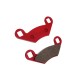 Rear brake pads for ATV