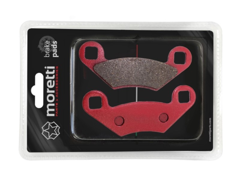 Rear brake pads for ATV