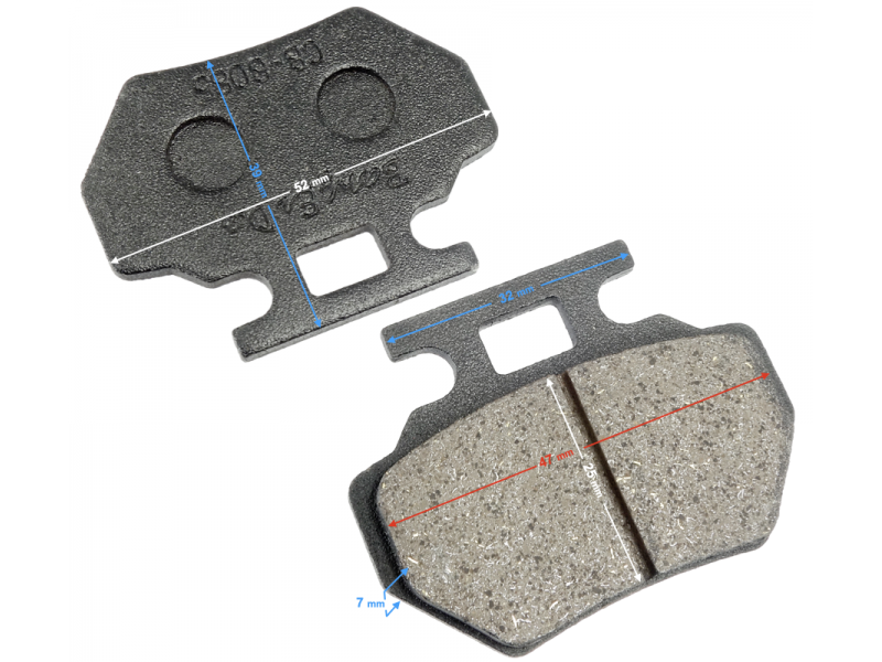 (WHOLESALE) Brake pads rear ATV Rocky 125
