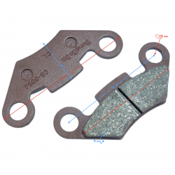 (WHOLESALE) Rear Brake Pads ATV Thor 125
