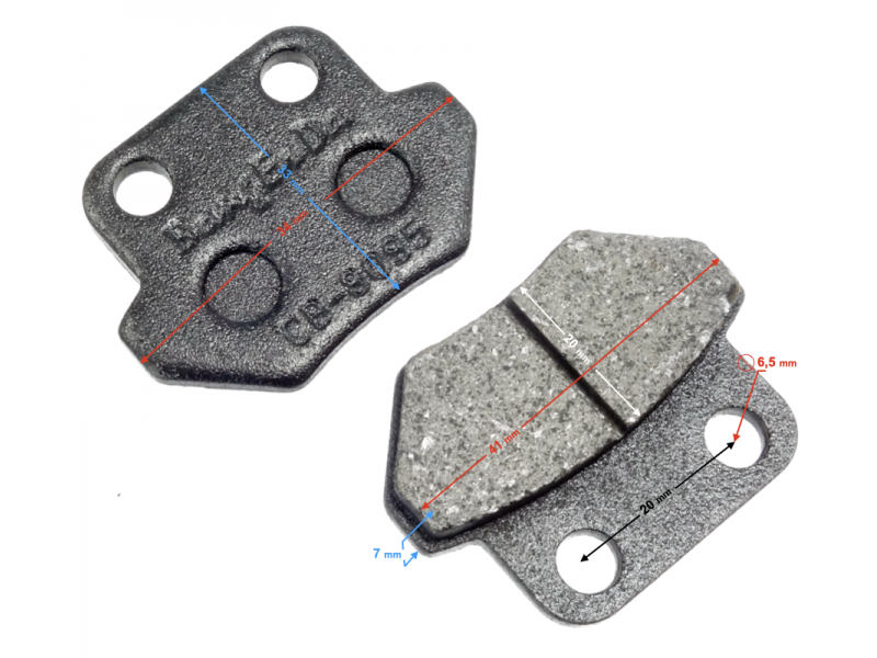 (WHOLESALE) Brake pads front E-ATV Volt
