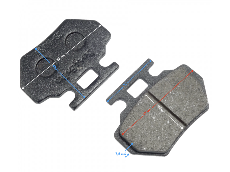 (WHOLESALE) Brake pads front ATV Raze 200