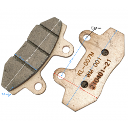(WHOLESALE) Brake pads front NXT300