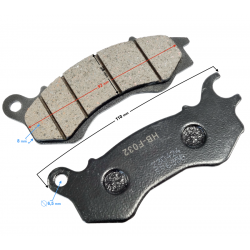 Front brake pads X-trail 125