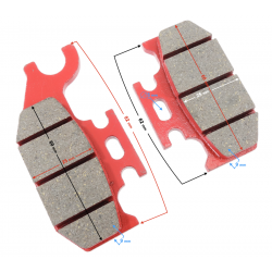 Parking brake pads for Tactic 550