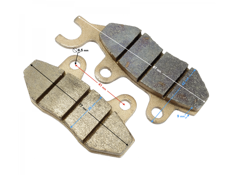 Front brake pads Sector E1
