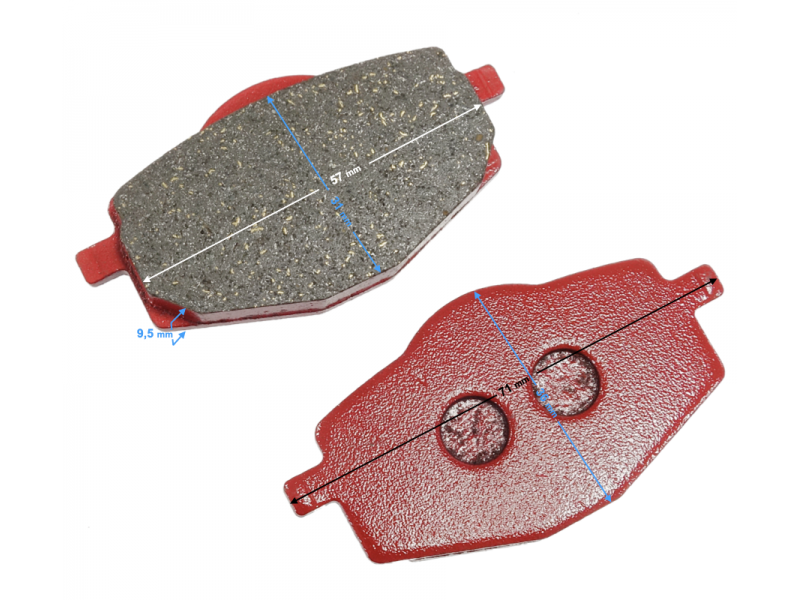 Brake pads (replacement EBCFA1010