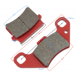 Rear brake pads 110cc