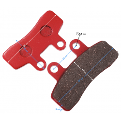 (WHOLESALE) BRAKE PADS FRONT CROSS 110cc 125cc