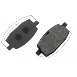 Front brake pads for Vapor scooter