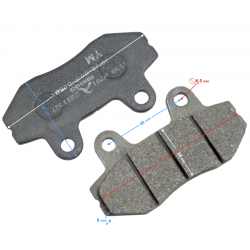 (WHOLESALE) Brake pads front eVivo