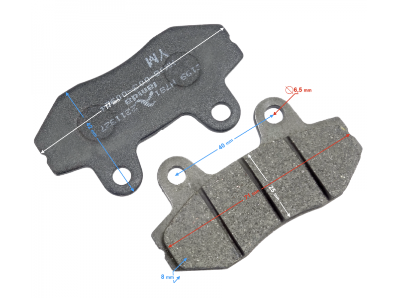 (WHOLESALE) Brake pads front eVivo