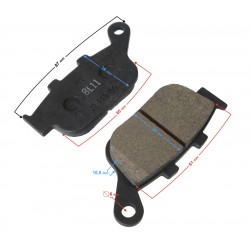 (WHOLESALE) Brake pads rear BLADE R