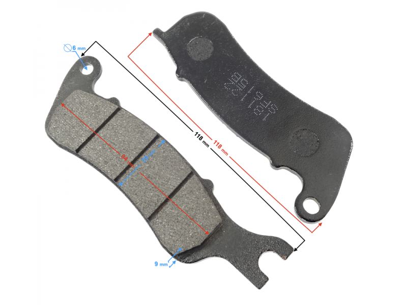 (WHOLESALE) Brake pads front Street-R 125 (WHOLESALE) Brake pads front Street-R 125