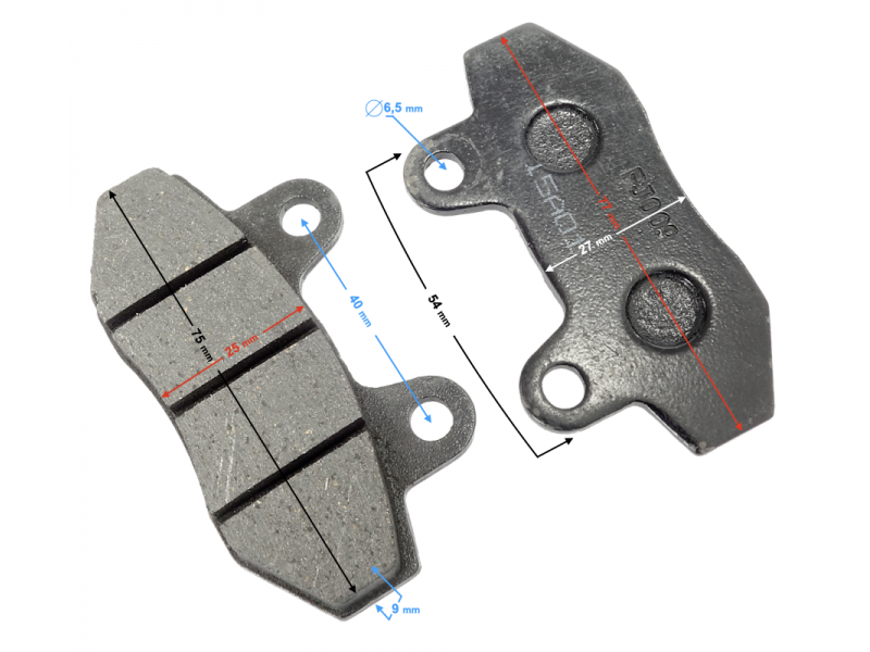 (WHOLESALE) Brake pads rear Street-R 125