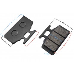 Front brake pads DB14