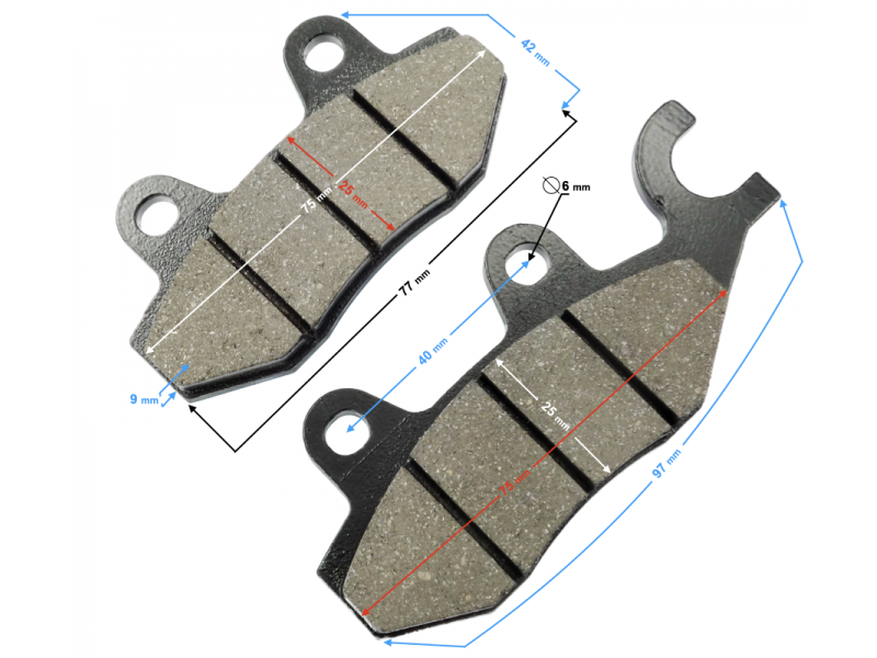 (WHOLESALE) Brake pads right front VOGE 300AC/300R (291710092-0001)
