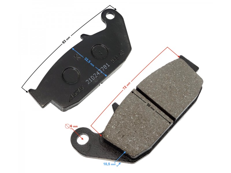 (WHOLESALE) Brake Pads Rear VOGE 300R/300AC (292400017-0002)