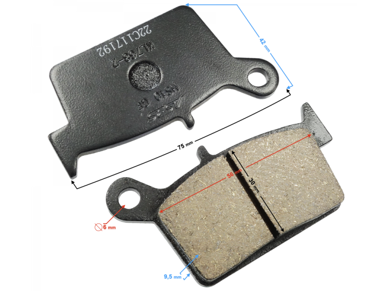 (WHOLESALE) Rear Pads VOGE 300 Rally (292400029-0001)