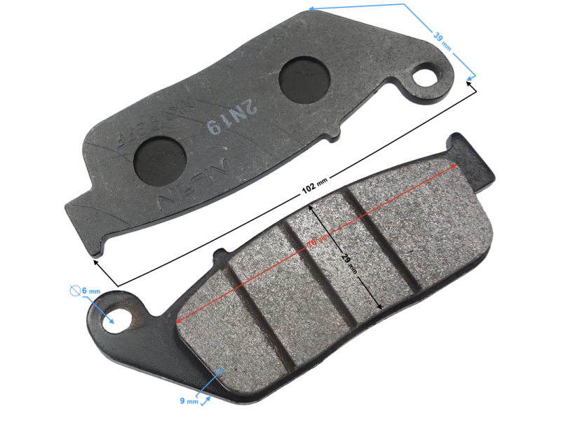 (WHOLESALE) Brake pads front VOGE 500DS / 650DS (291710093-0001)