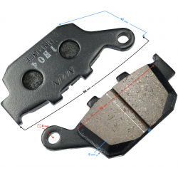 (WHOLESALE) Brake Pads Rear VOGE 500DS / 500AC (292400025-0001) (WHOLESALE) Brake Pads Rear VOGE 500DS / 500AC (292400025-0001)