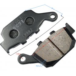(WHOLESALE) Brake Pads Rear VOGE 650DS (292400026-0001)