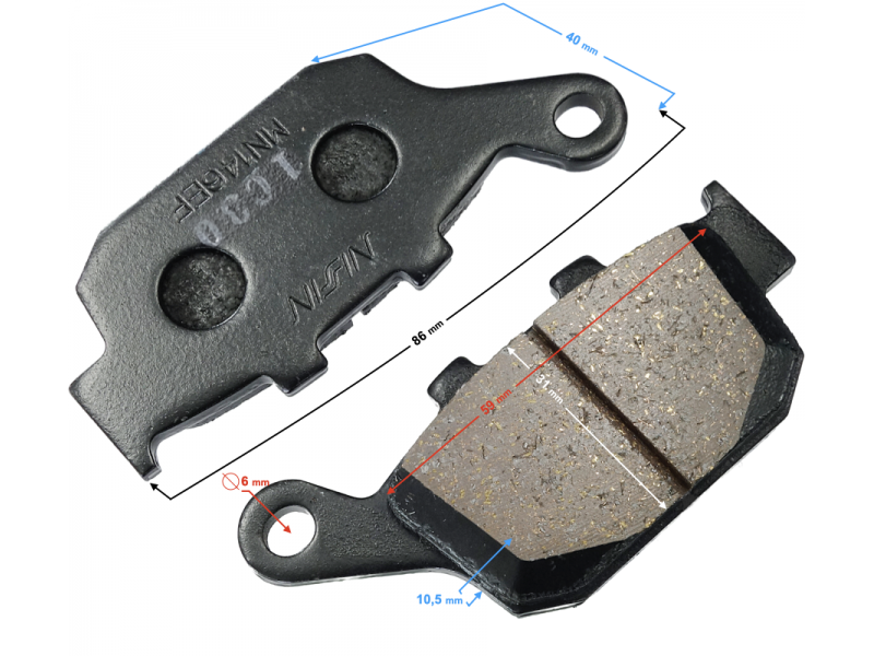 (WHOLESALE) Brake Pads Rear VOGE 650DS (292400026-0001)