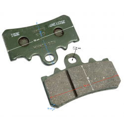 (WHOLESALE) Brake Pads Front VOGE SR4 Max (291710106-0001)