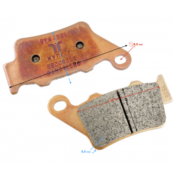 (WHOLESALE) Brake pads rear VOGE SR4 Max (292400033-0001)