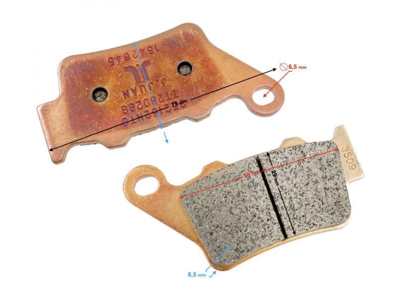 (WHOLESALE) Brake pads rear VOGE SR4 Max (292400033-0001)