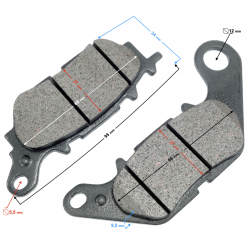 Rear Brake Pads VOGE SR125