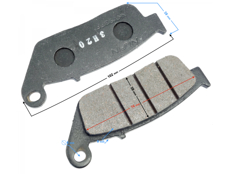 (WHOLESALE) Brake pads front VOGE 525DSX (291710093-0001)
