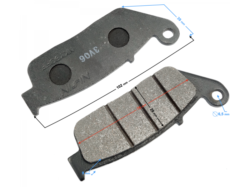 (WHOLESALE) Brake pads front VOGE 525ACX (291710086-0001)