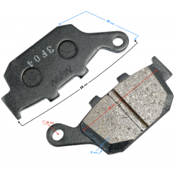 (WHOLESALE) Brake Pads Rear VOGE 525ACX / 525DSX (292400025-0001)