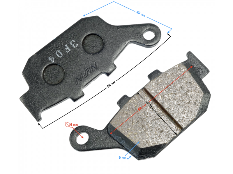 (WHOLESALE) Brake Pads Rear VOGE 525ACX / 525DSX (292400025-0001)