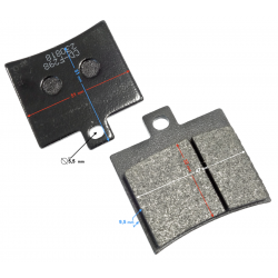 (WHOLESALE) Brake pads rear Coral 125