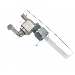 Fuel valve for Simson moped, screw M16 Fuel valve for Simson moped, screw M16