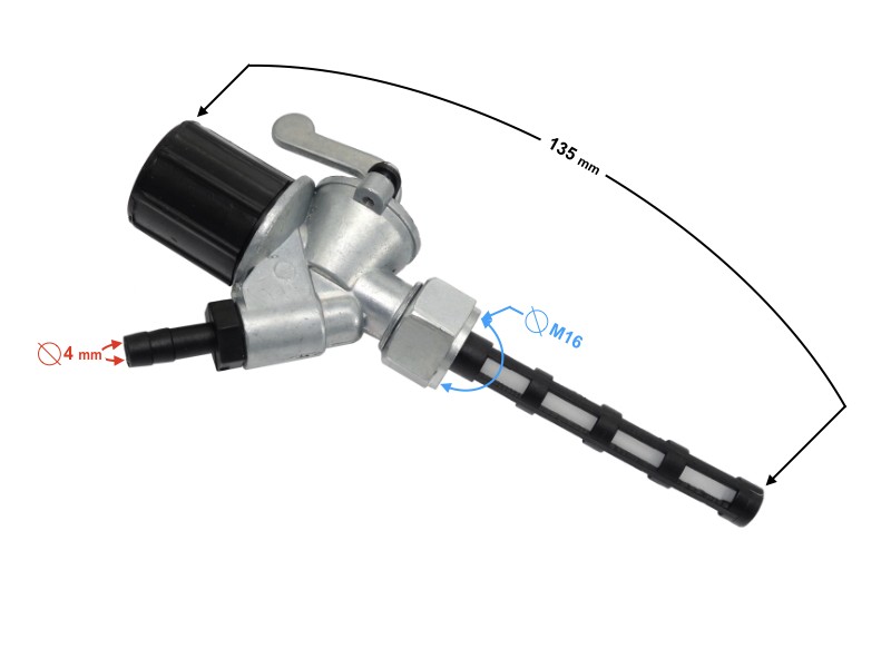 Fuel valve for motorcycle MZ150