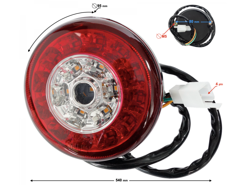 Rear turn signals Discover 200