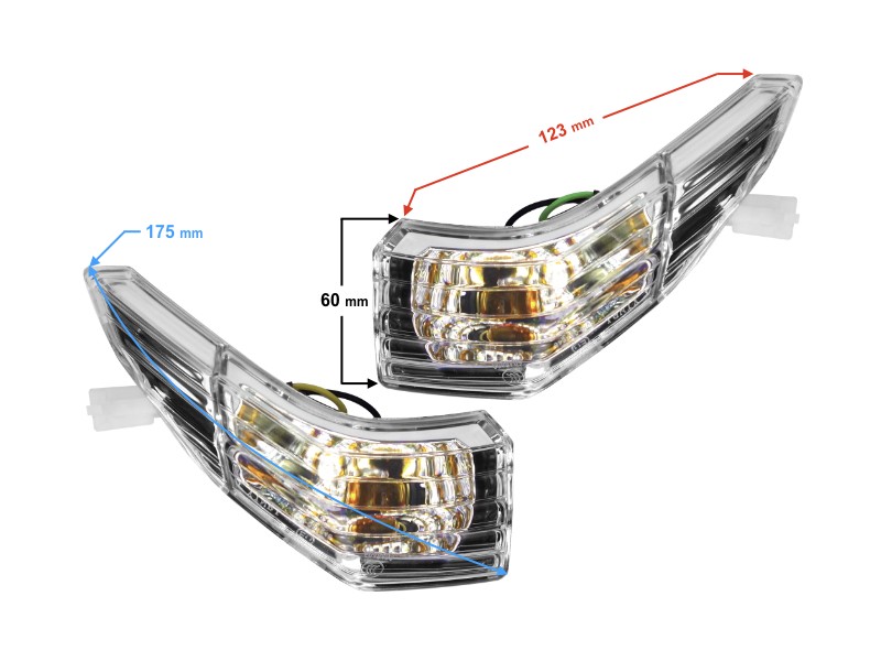 Front indicator for E-Max scooter