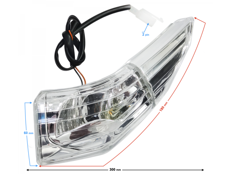 Left indicator E-Max lit-ion