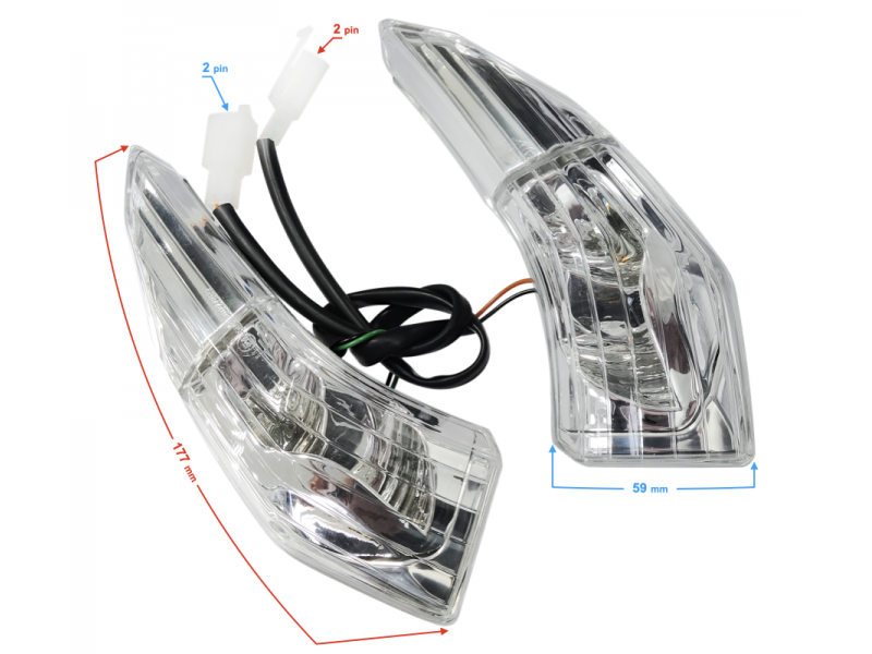 Front indicators E-MAX ONE