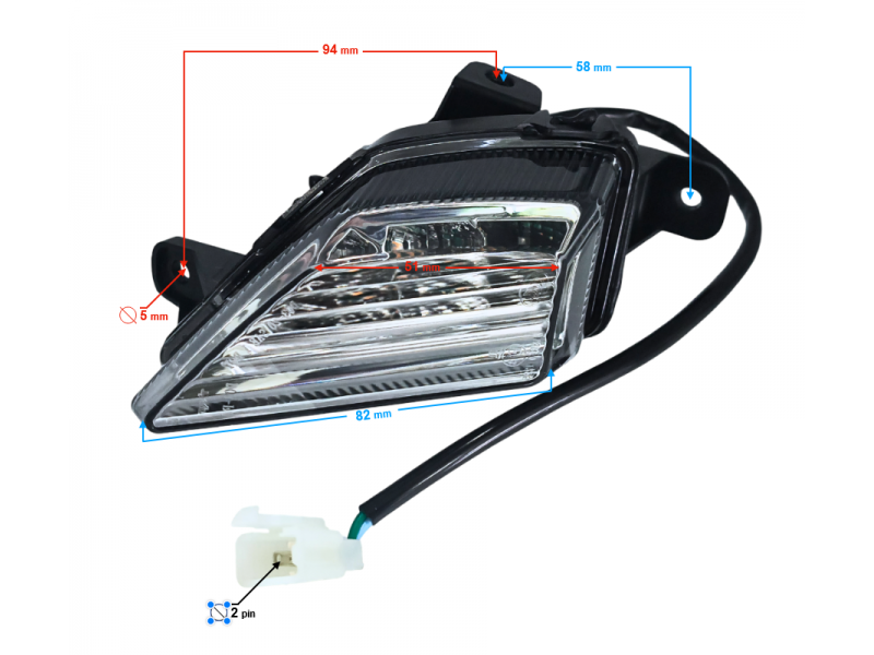 Indicator front left Xplore 125